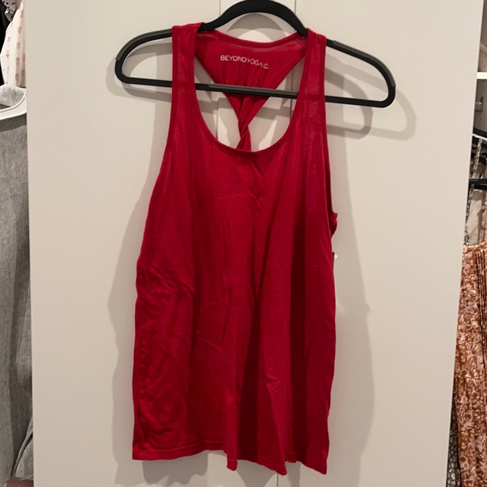 NWT Beyond Yoga Twist Racerback tank size L